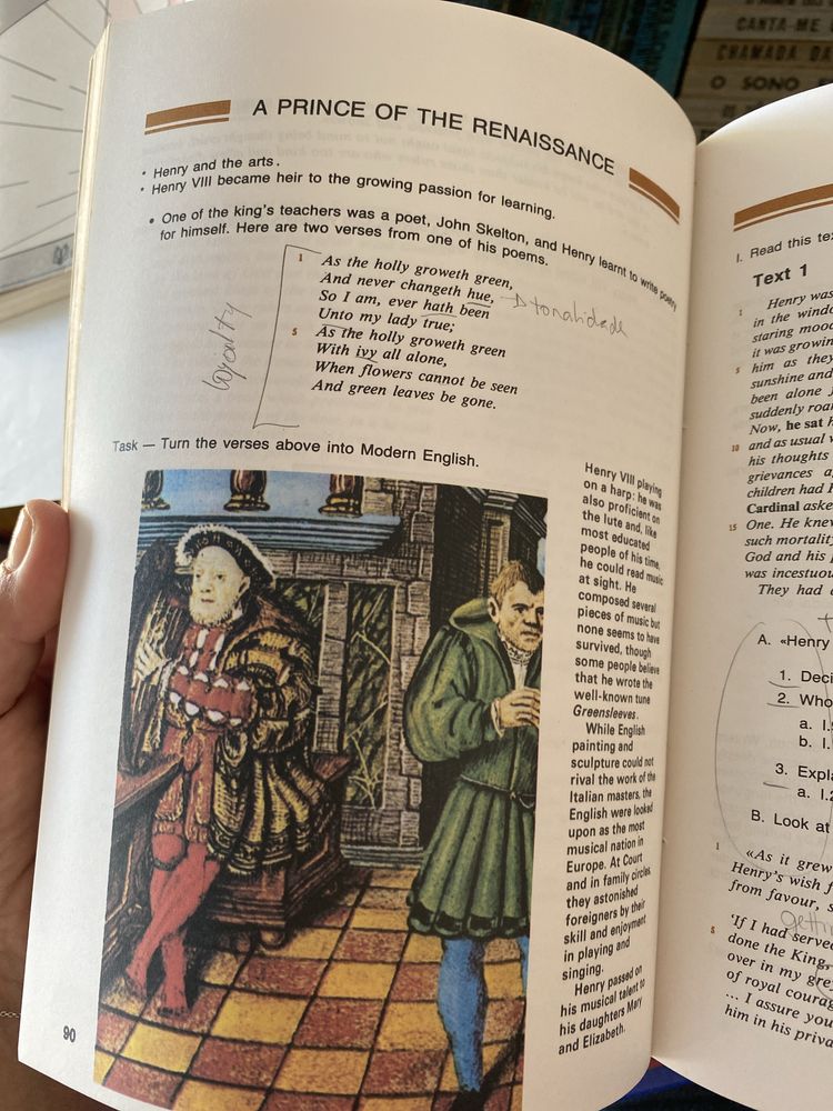 Livro escolar de inglês avançado 12.º ano