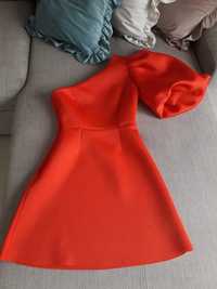 Sukienka czerwona asos