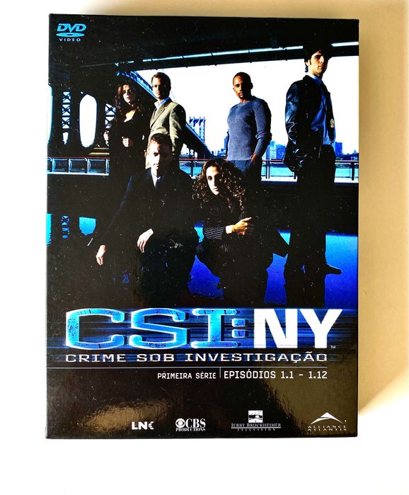 Dvd CSI:NY- Primeira série-Episódios 1.1 a 1.12