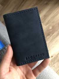 Nowy portfel skorzany męski Brodrene na prezent