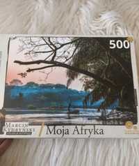 Puzzle Moja Afryka Marcin Kadryński 500 sztuk 480x340 mm