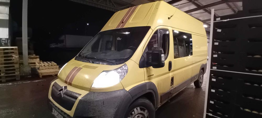 Citroen Jumper l3h3 klima 3l 160km brygadówka 6 osób