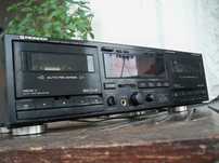 magnetofon Pioneer CT-W550R, mocny wyświetlacz, 2 x reverse, Dolby B/C