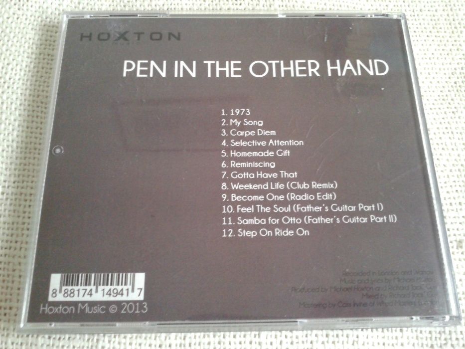 Hoxton Music - Pen In The Other Hand CD