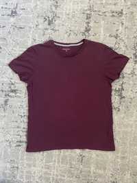 Koszulka bluzka t-shirt meski krótki rekaw śliwka fioletowy