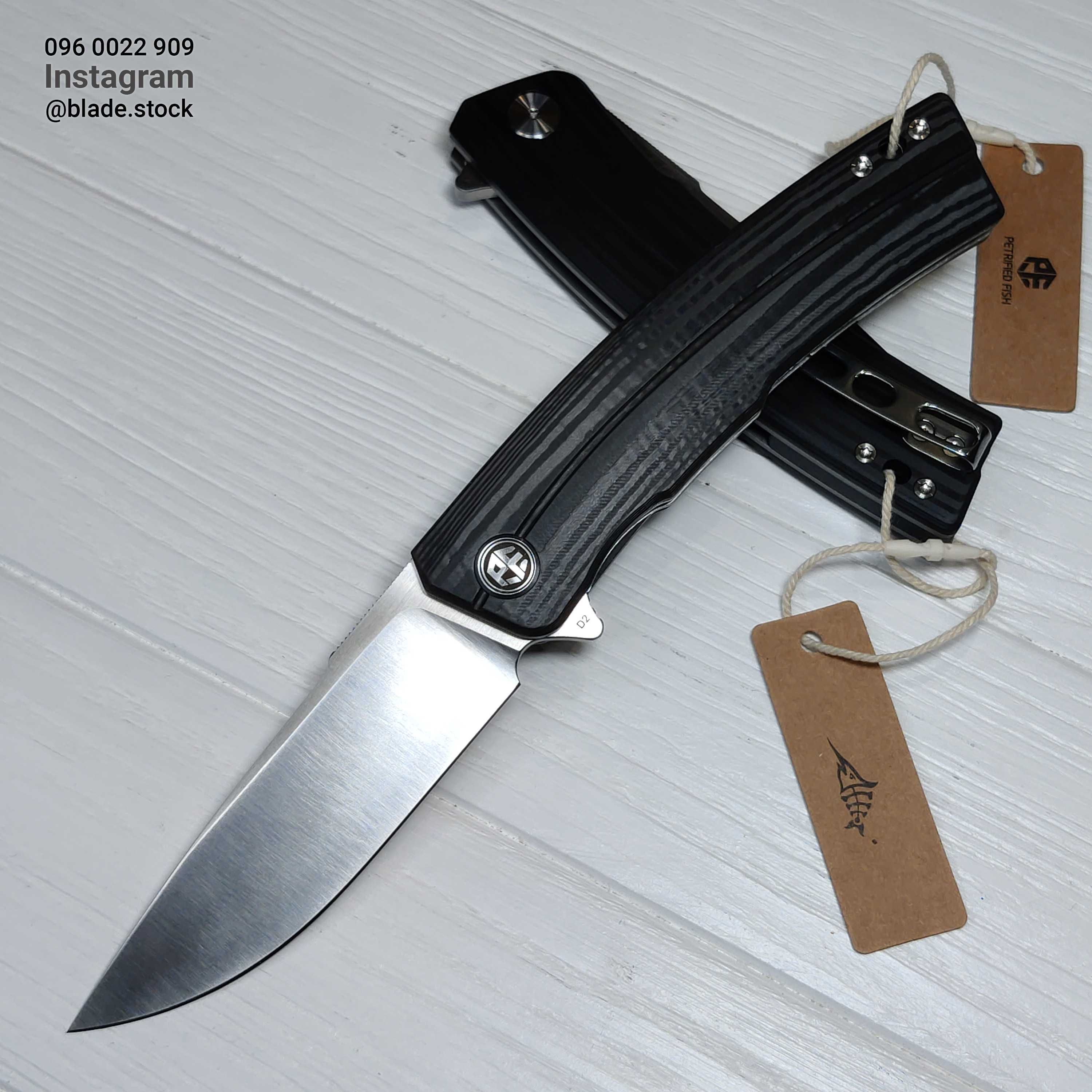 Складной нож Petrified fish PFP02 Magazine D2 (Оригинал) карбон, EDC