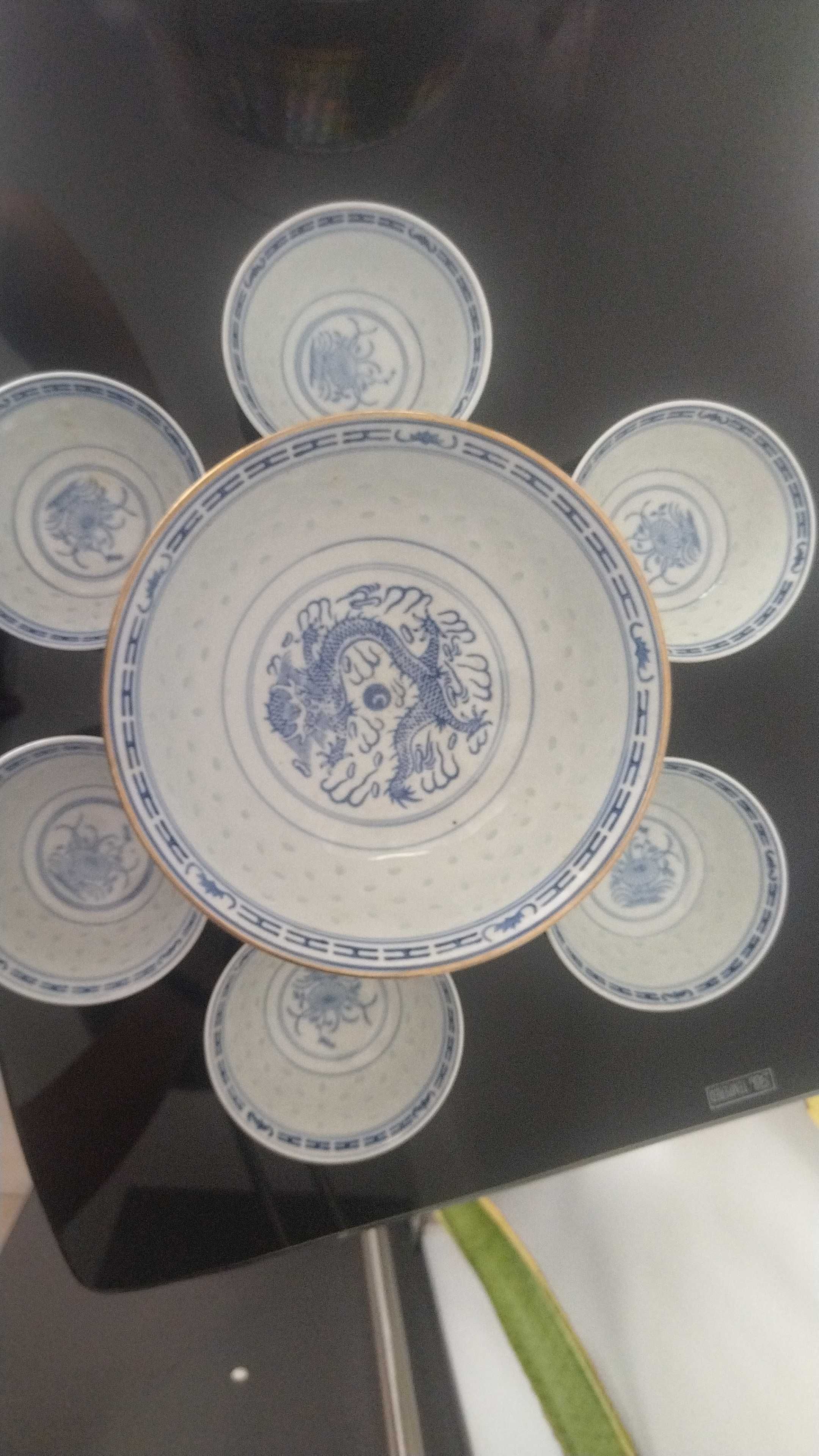 Porcelana chinesa bago de arroz (Macau)