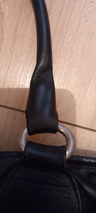 ALVIERO MARTINI oryginalna skóra naturalna torebka shopper worek A4