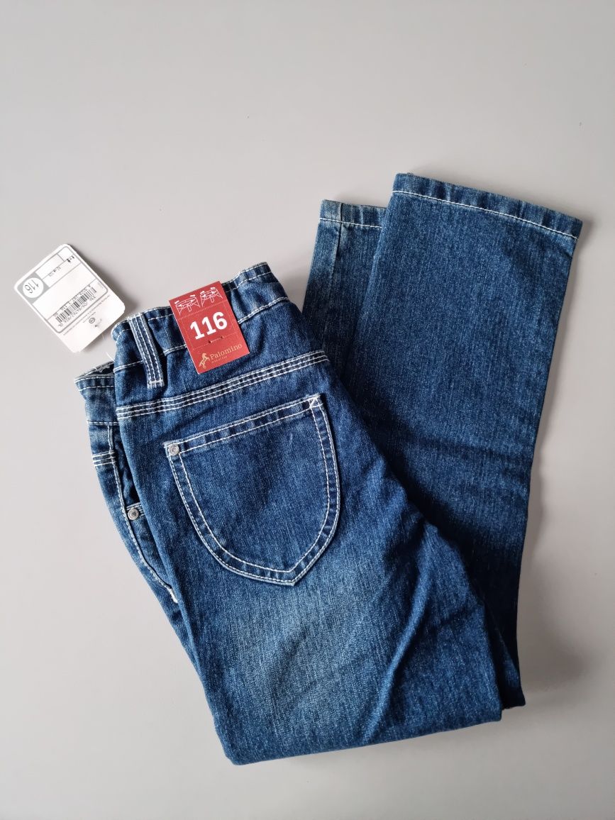 Nowe jeansy 116 C&A