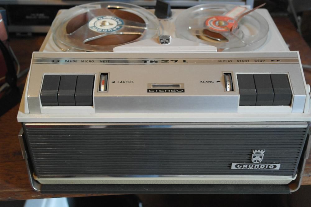 Gravador de fita vintage Grundig TK 27 L