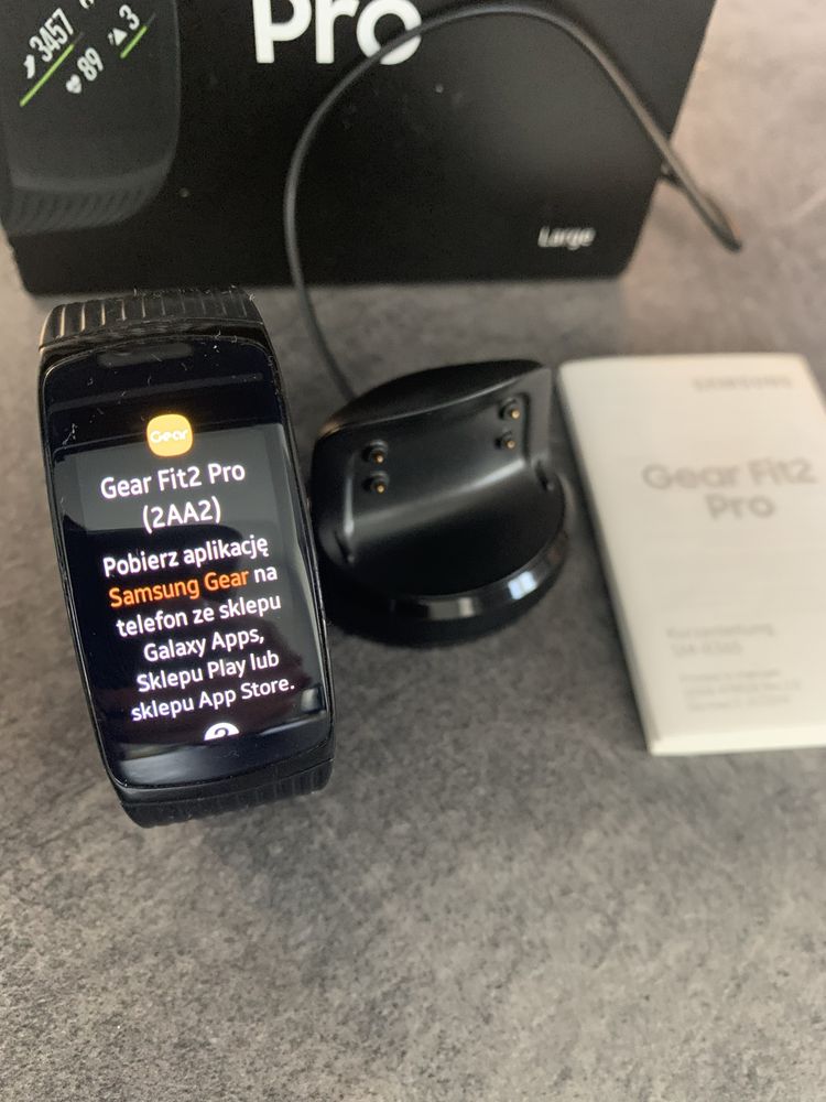Smartwatch Samsung Gear Fit 2 Pro (S) czarny