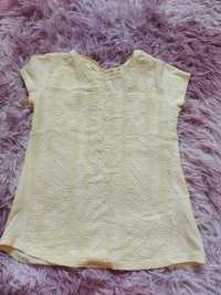 Żółta bluzeczka dla dziewczynki Zara