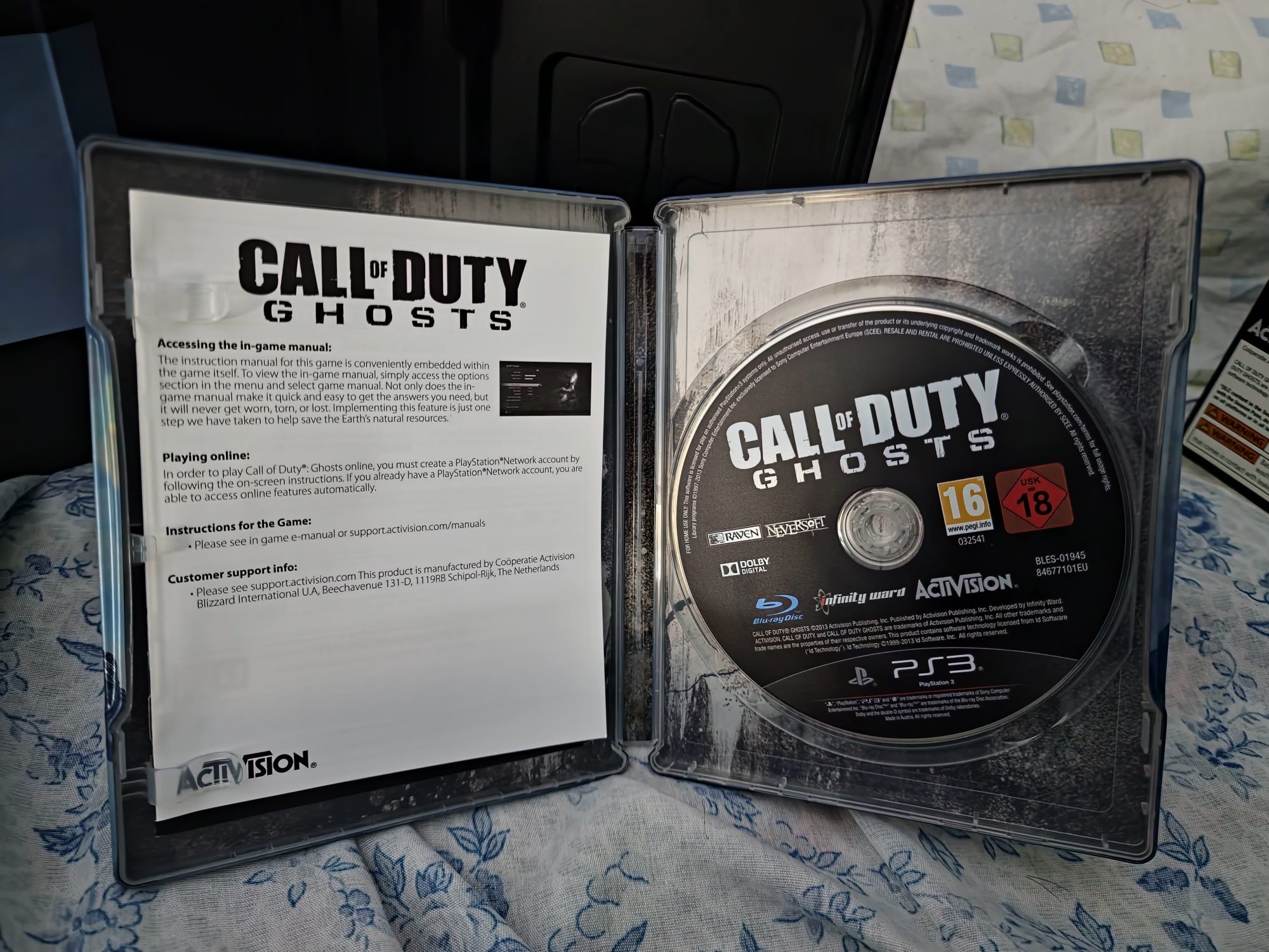 Call Of Duty: Ghosts Prestige Edition para a PlayStation 3.Ler descriç