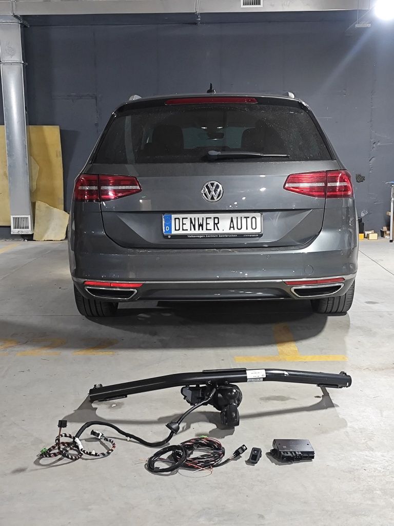 фаркоп электро автомат VW Passat B8 Arteon ID4 ID5 SuperB Karoq устан