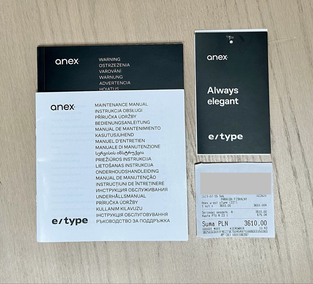 Anex e/Type wersja Boho