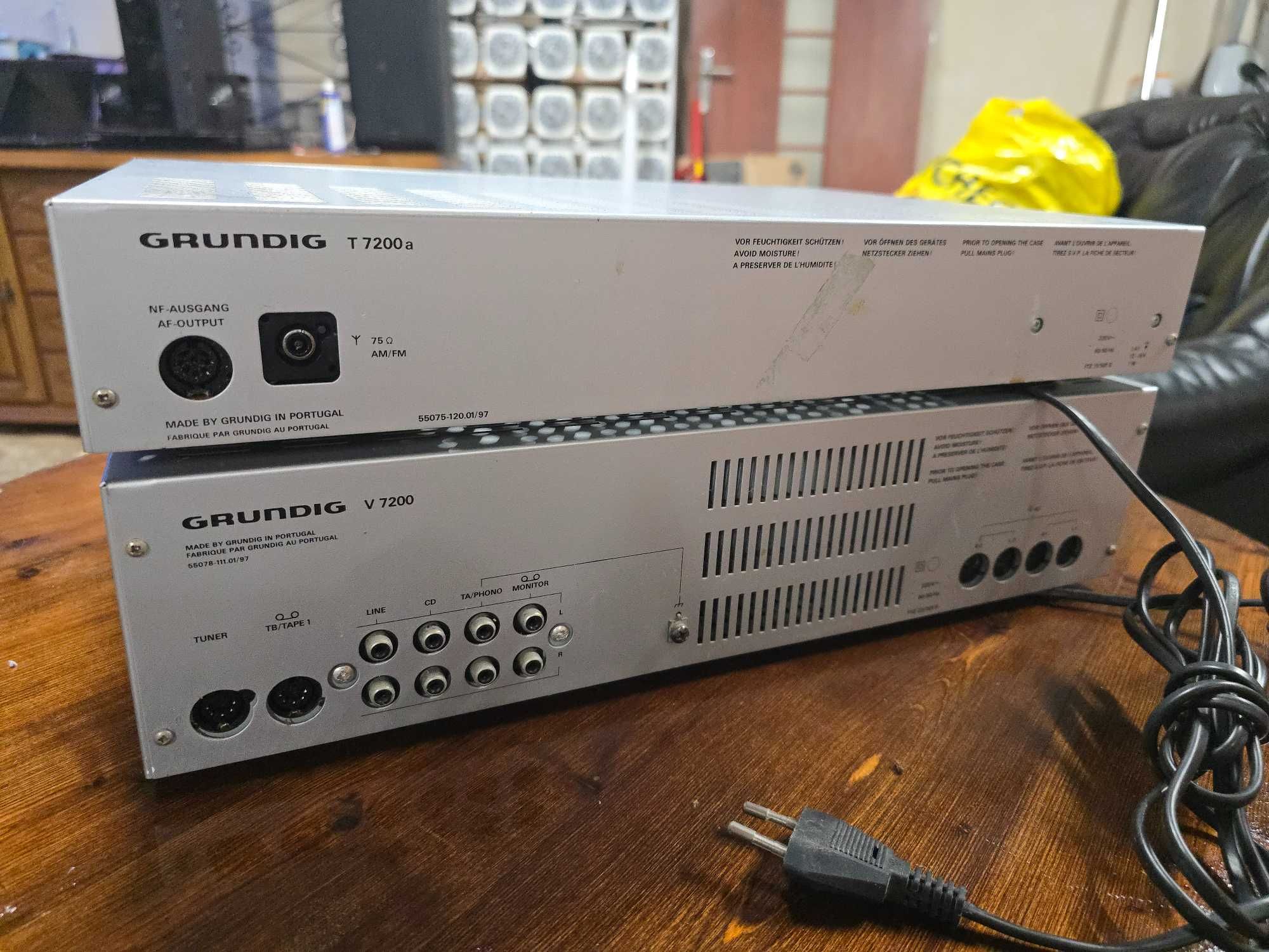 Wzmacniacz + Tuner GRUNDIG V 7200 T 7200 Vintage