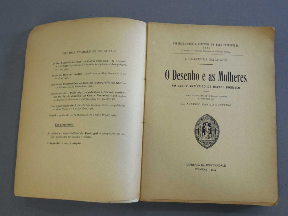 Livro O Desenho e as Mulheres no Labor Artístico de Rafael Bordalo