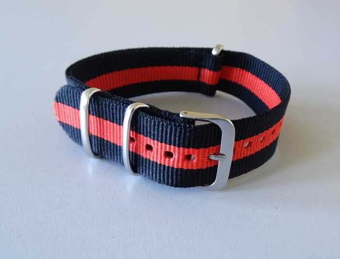 Pasek do zegarka 20mm nylonowy NATO strap parciany