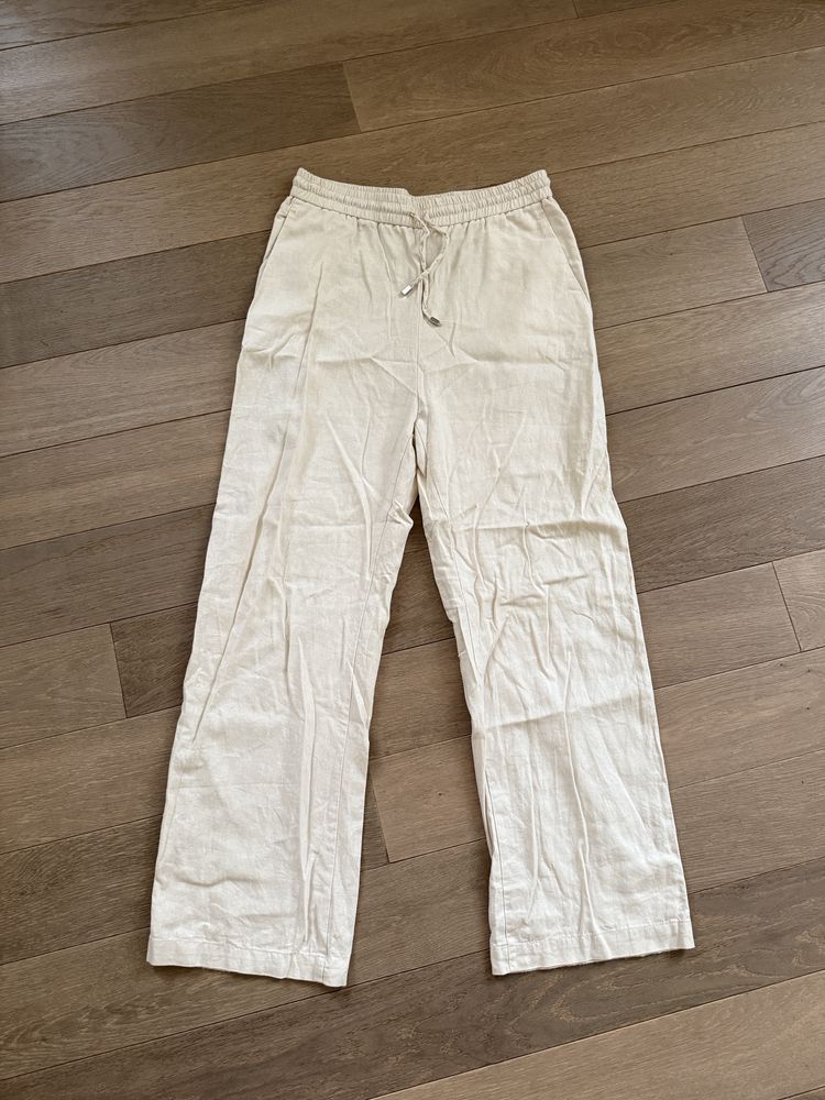 Штаны из льна Zara