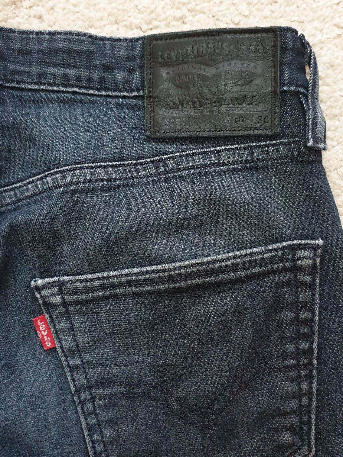Spodnie męskie jeans LEVIS 505 rozm. 30 x 30