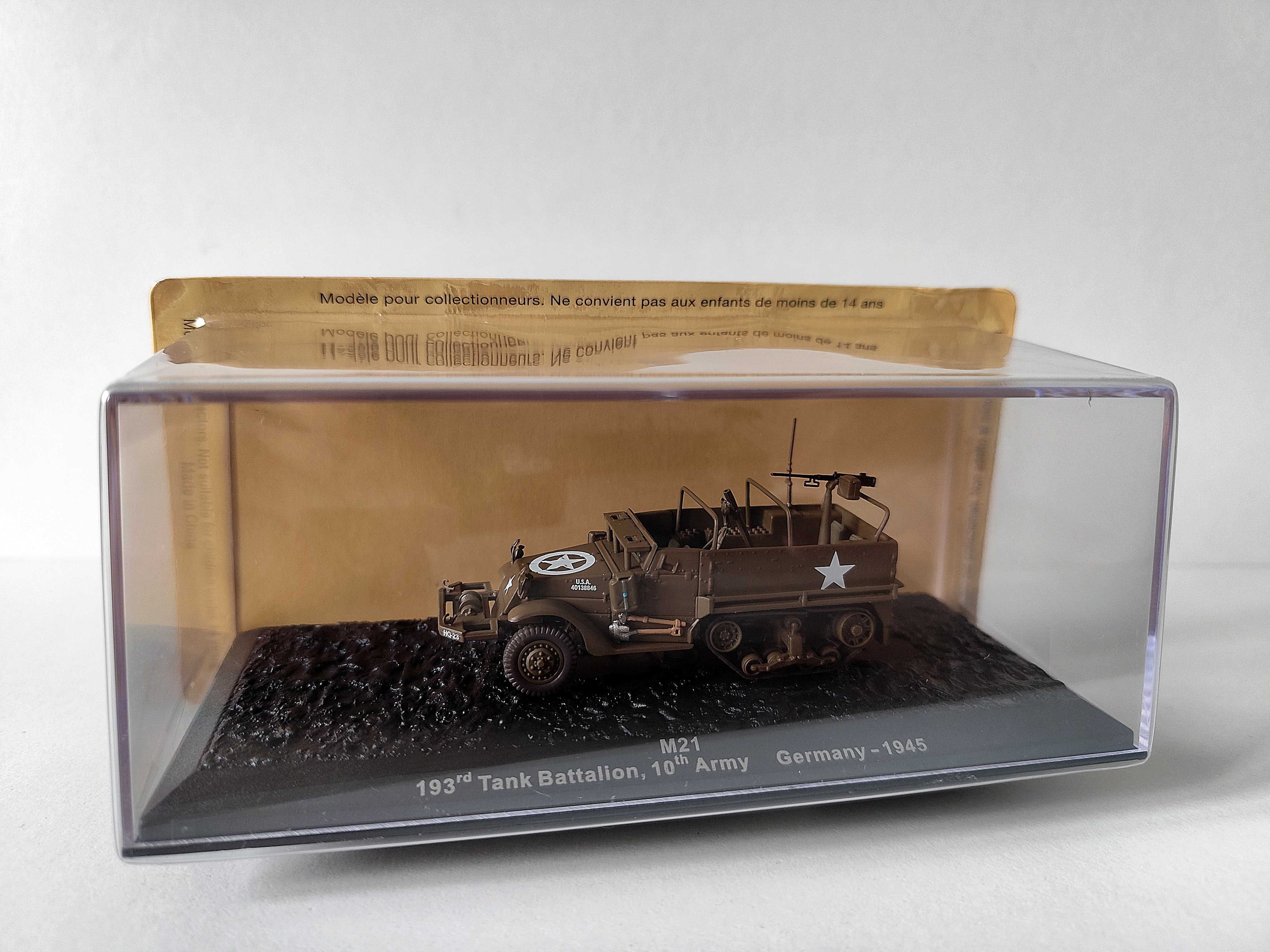 Pojazd Pancerny Halftrack Tank M21 Niemcy 1945 10 Battalion 1:72