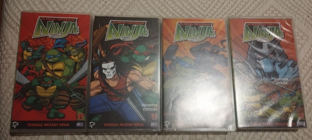Coleção de Vhs Tartarugas Ninja