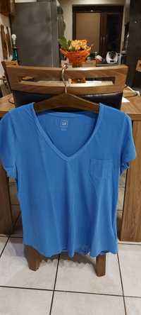 Niebieski t-shirt GAP  L