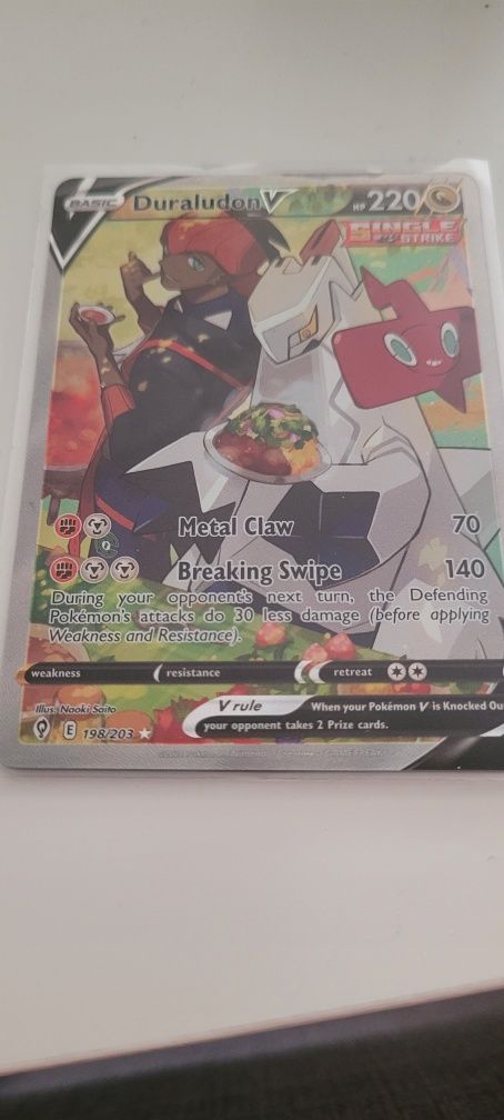 Karta pokemon Duraludon V - 198/203 - Alt Art - Evolving Skies