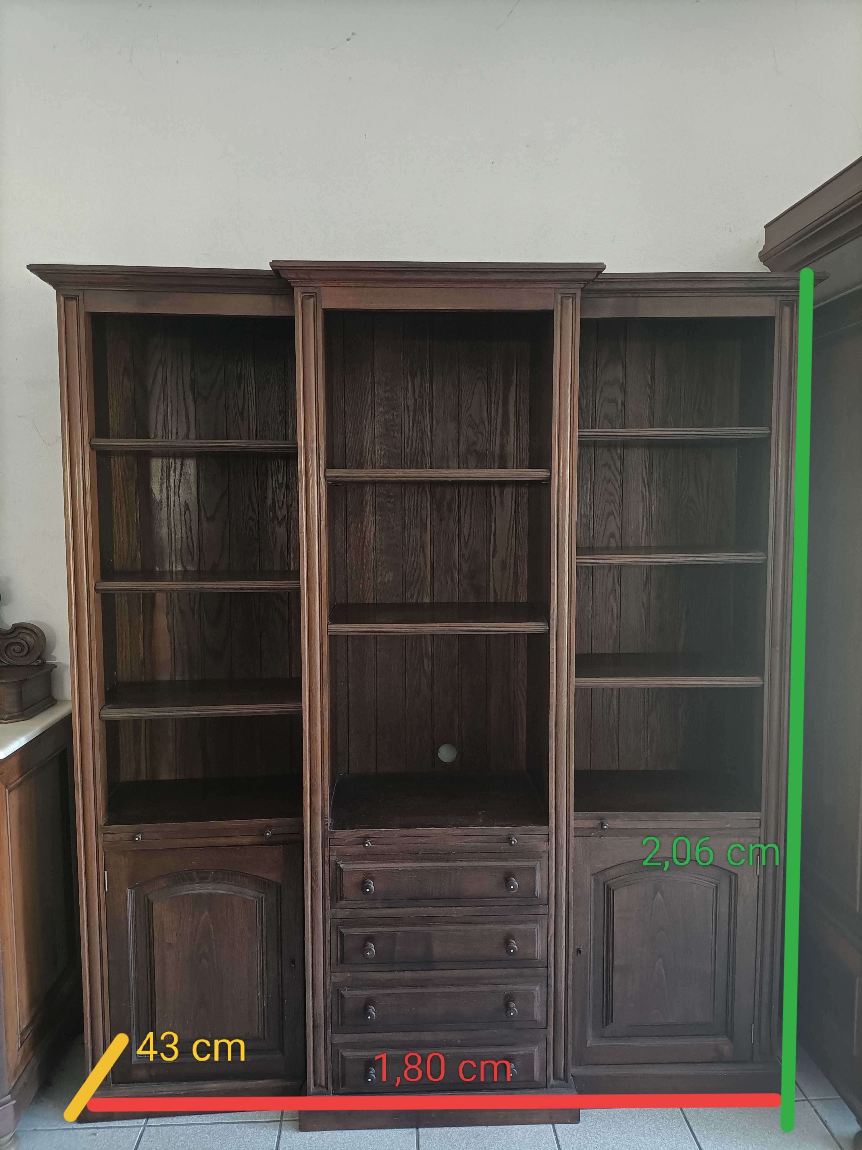 Estante de castanho