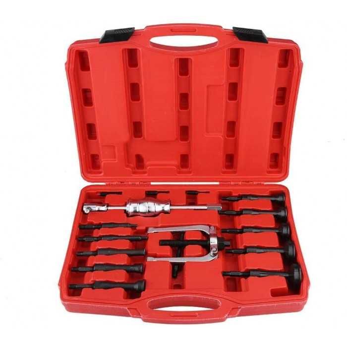 Extrator de Rolamento Interno de 16pcs com Martelo Deslizante