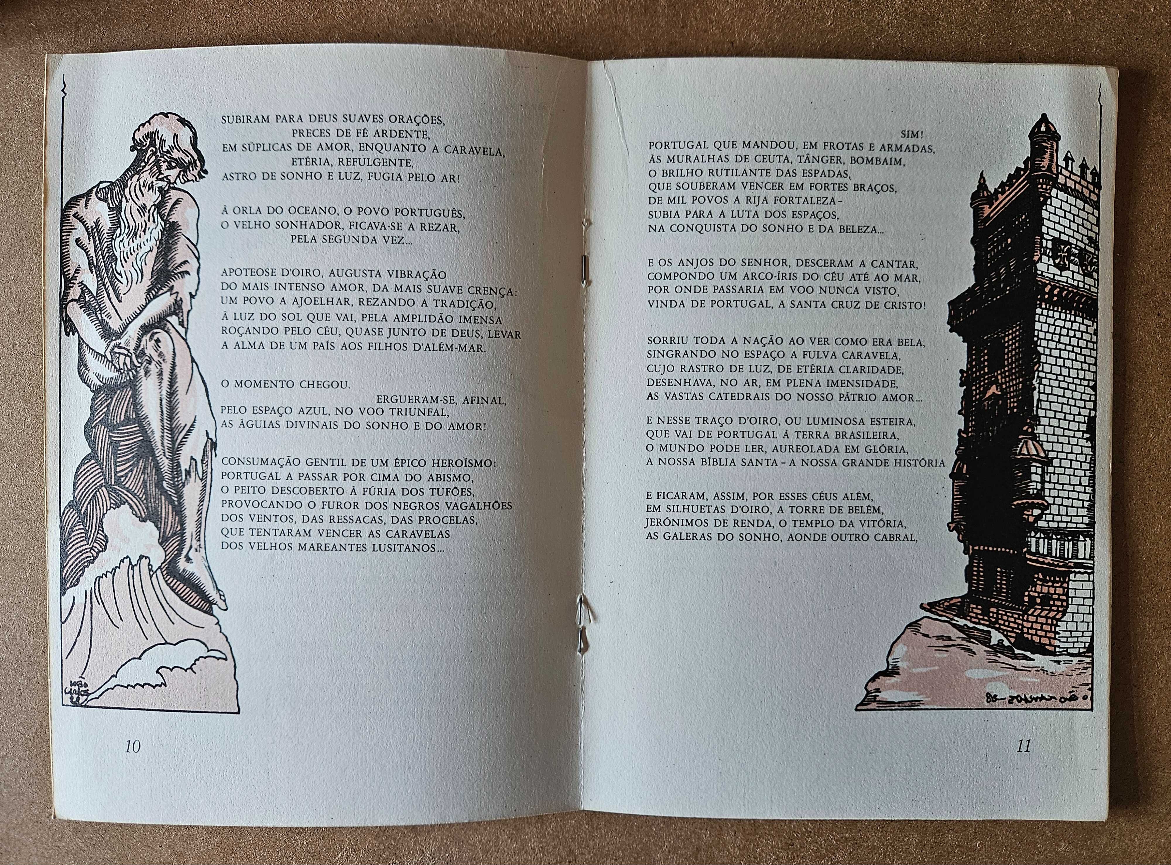 Livro - Águias Lusitanas de Parente de Figueiredo (Poema)