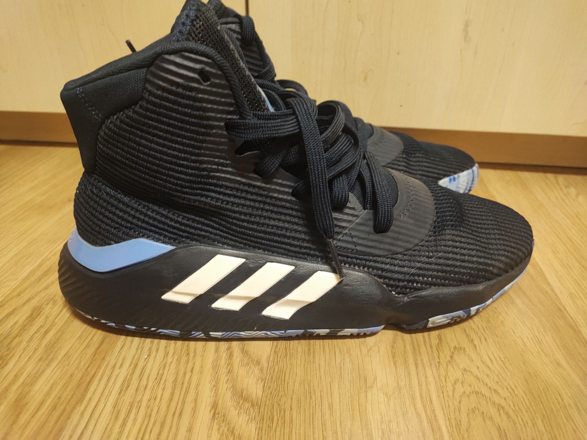 Adidas Pro Bounce 46, 295, Buty do koszykówki Męskie, granatowe, moro