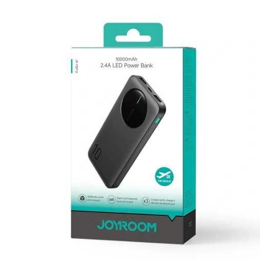 Powerbank 10000mAh USB-A 1x USB-C CZARNY