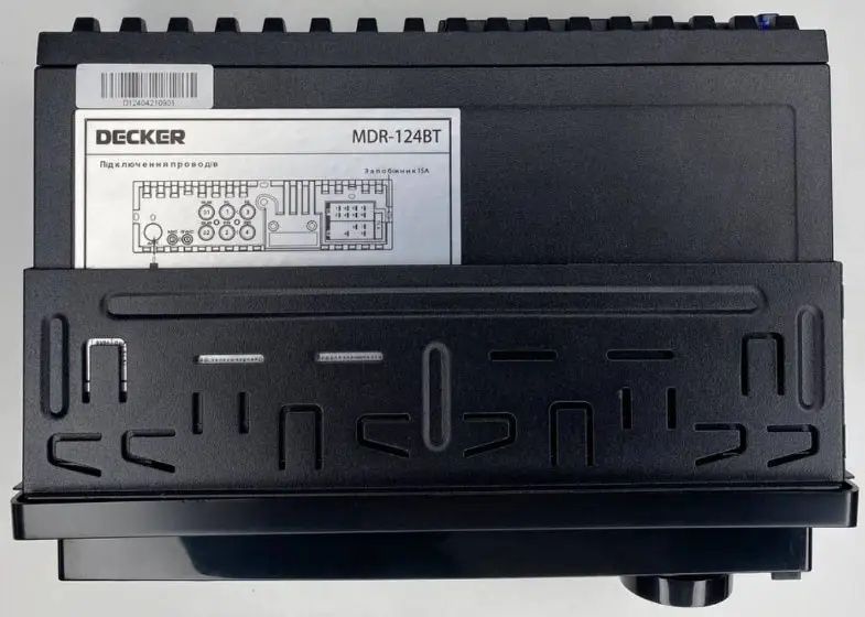 Автомагнітола DECKER MDR-122 / MDR-124 BT RGB