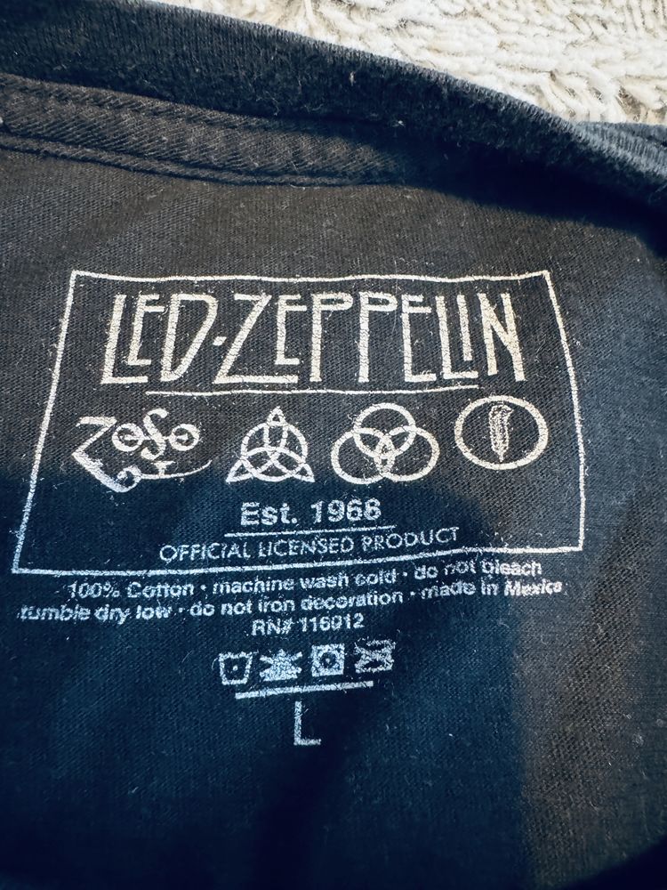 Odicjalna Koszulka Led Zeppelin w rozmiarze L