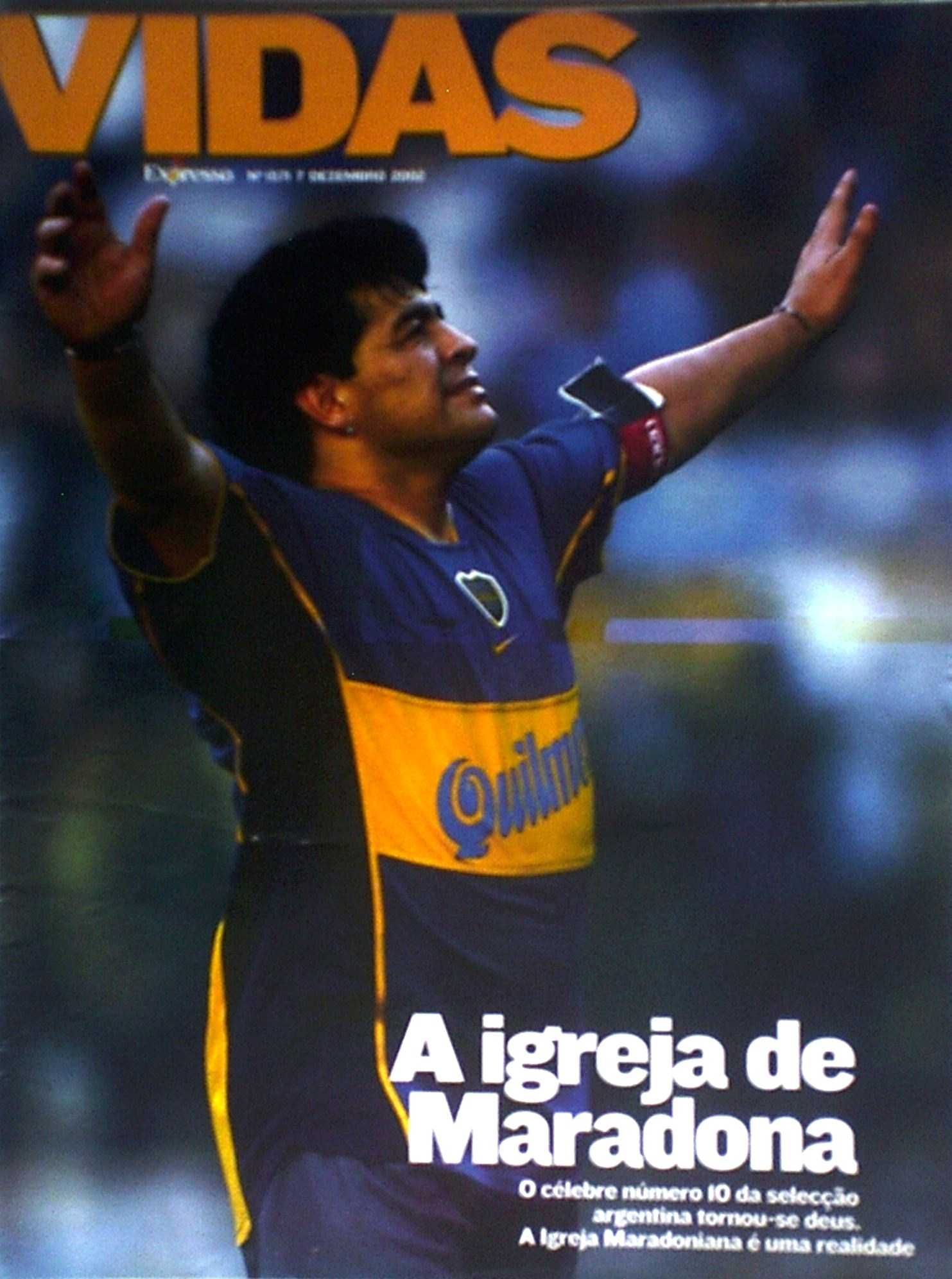 Maradona em 2000, 2002 e 2009 revistas e conteúdos