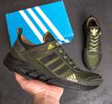 Летние кроссовки Adidas Terrex зеленые мужские кожаные адидас, сетка