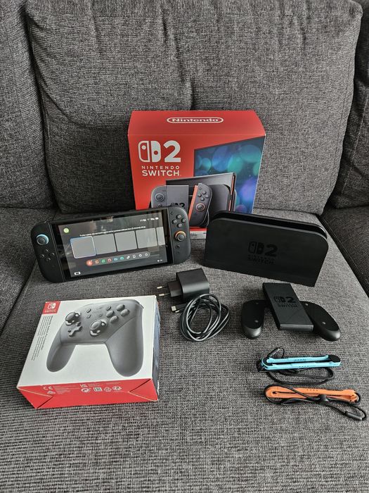 Jak nowe Nintendo Switch 2 + pro kontroler