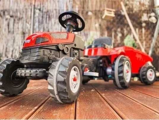 Дитячий педальний веломобіль трактор із причепом Pilsan Active 07-316