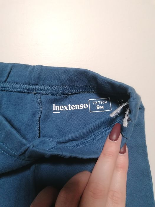 Meia-Calça Azul Escura de bebé