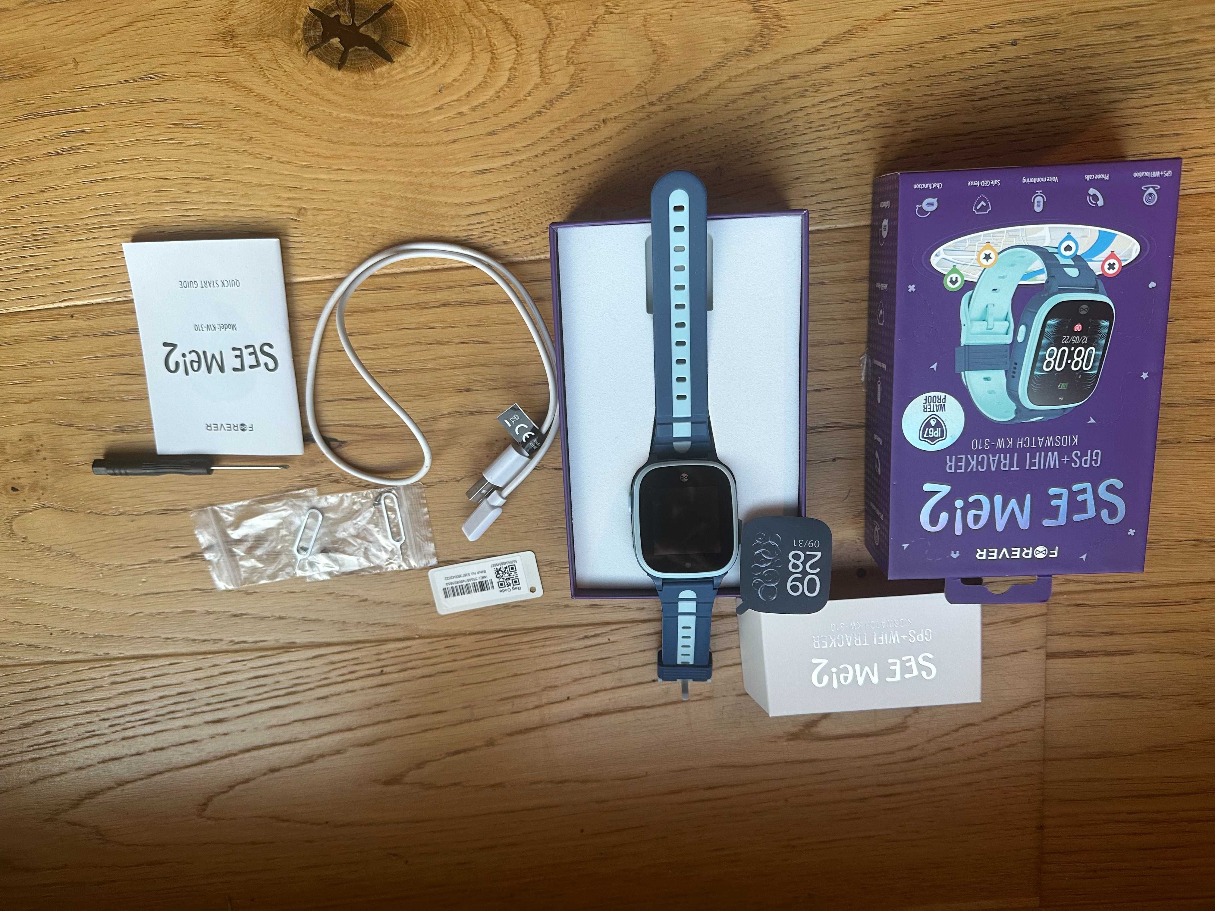 zegarek Smartwatch FOREVER See Me 2 KW-310 Niebieski