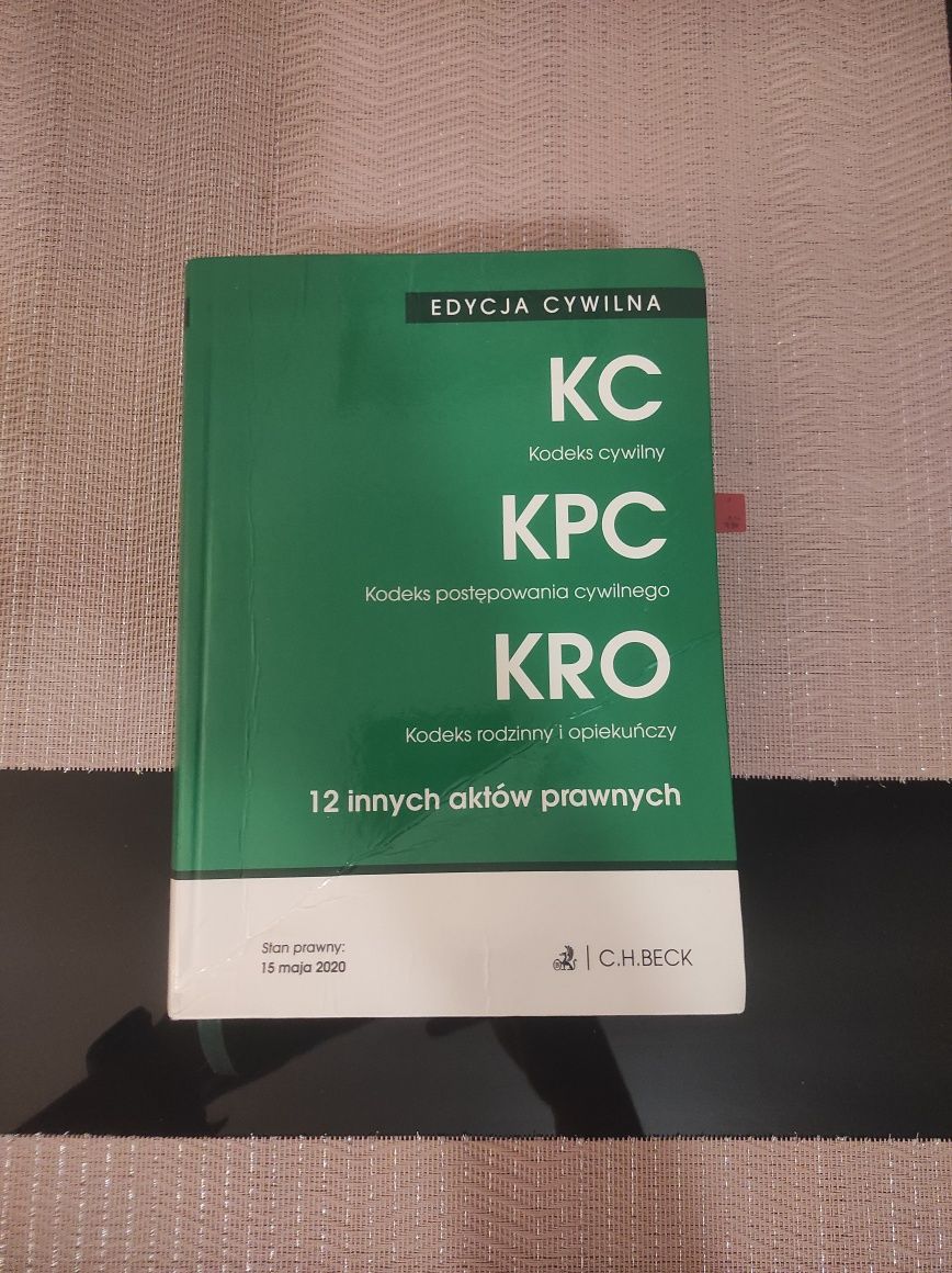 Kodeks cywilny oraz inne ustawy