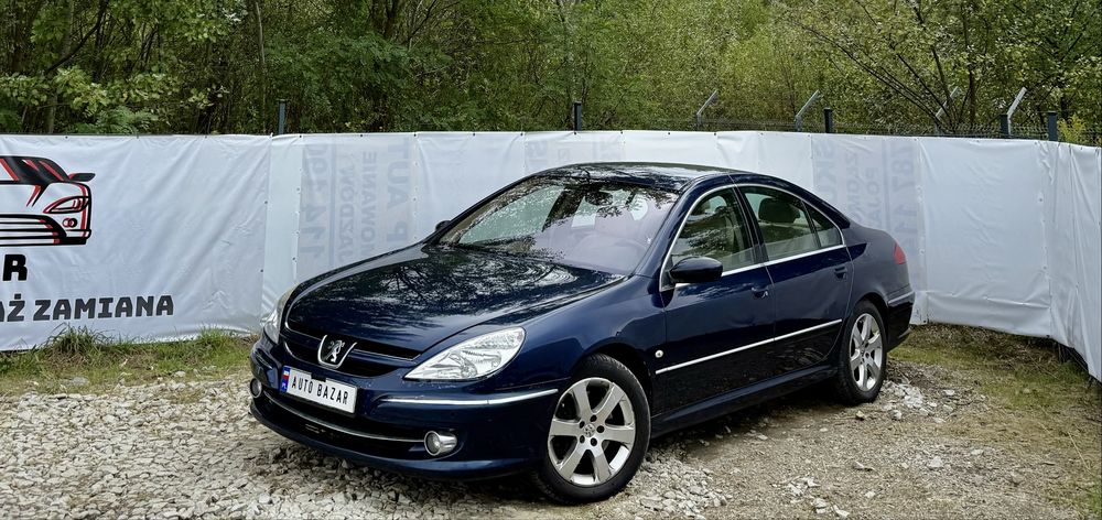 Peugeot 607 2.7 HDI > Automat > Klima > 2009 > Lift > Skóry > Alu