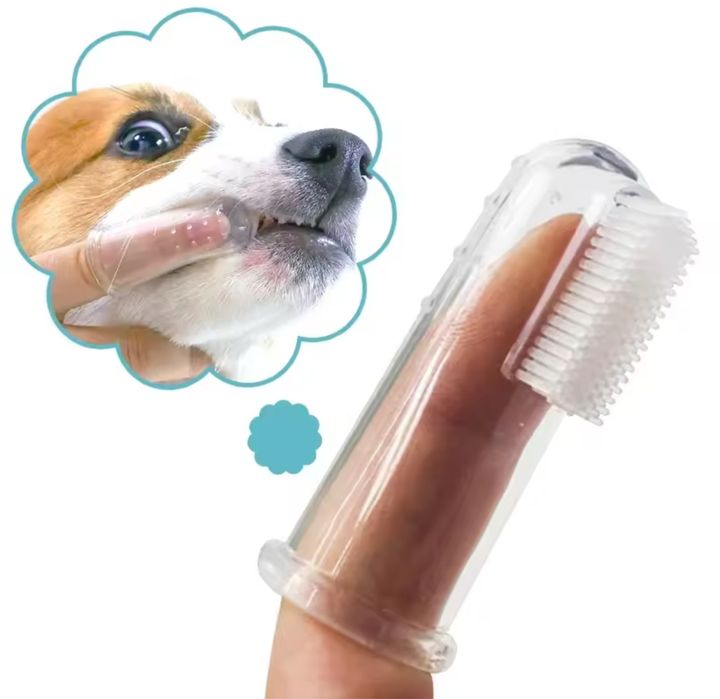 Зубная щетка для животных (коты, собаки)