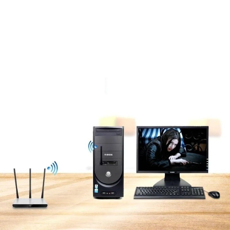 Antena WiFi Karta Sieciowa na USB 150Mbps 802.11n 2.4G do Komputera PC