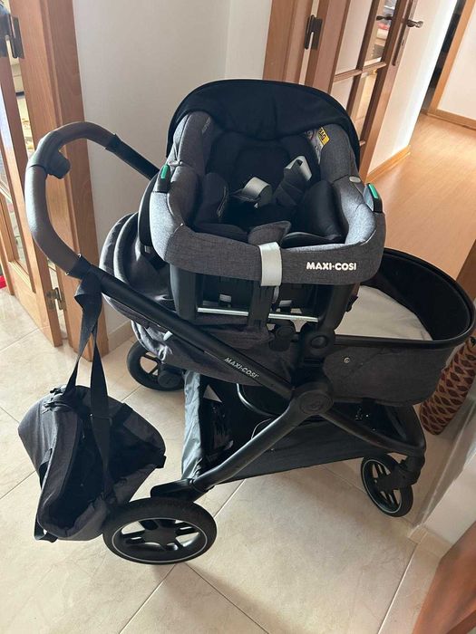 Carrinho de Bebé Maxi-Coxi Zelia S Trio Dark Gray