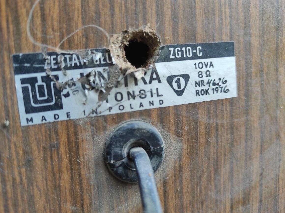 Zestaw głośników Tonsil Unitra ZG10C