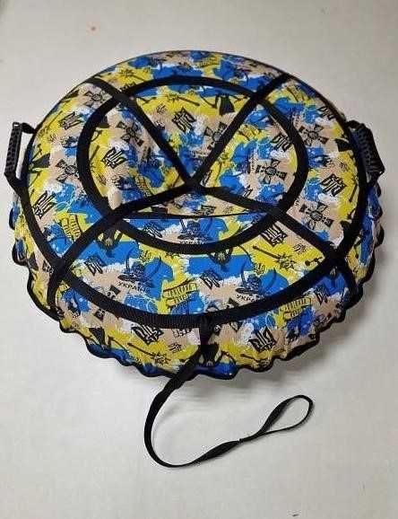 Тюбінг таблетка тюбинг плюшка ватрушка санки міцний надувний зимовий