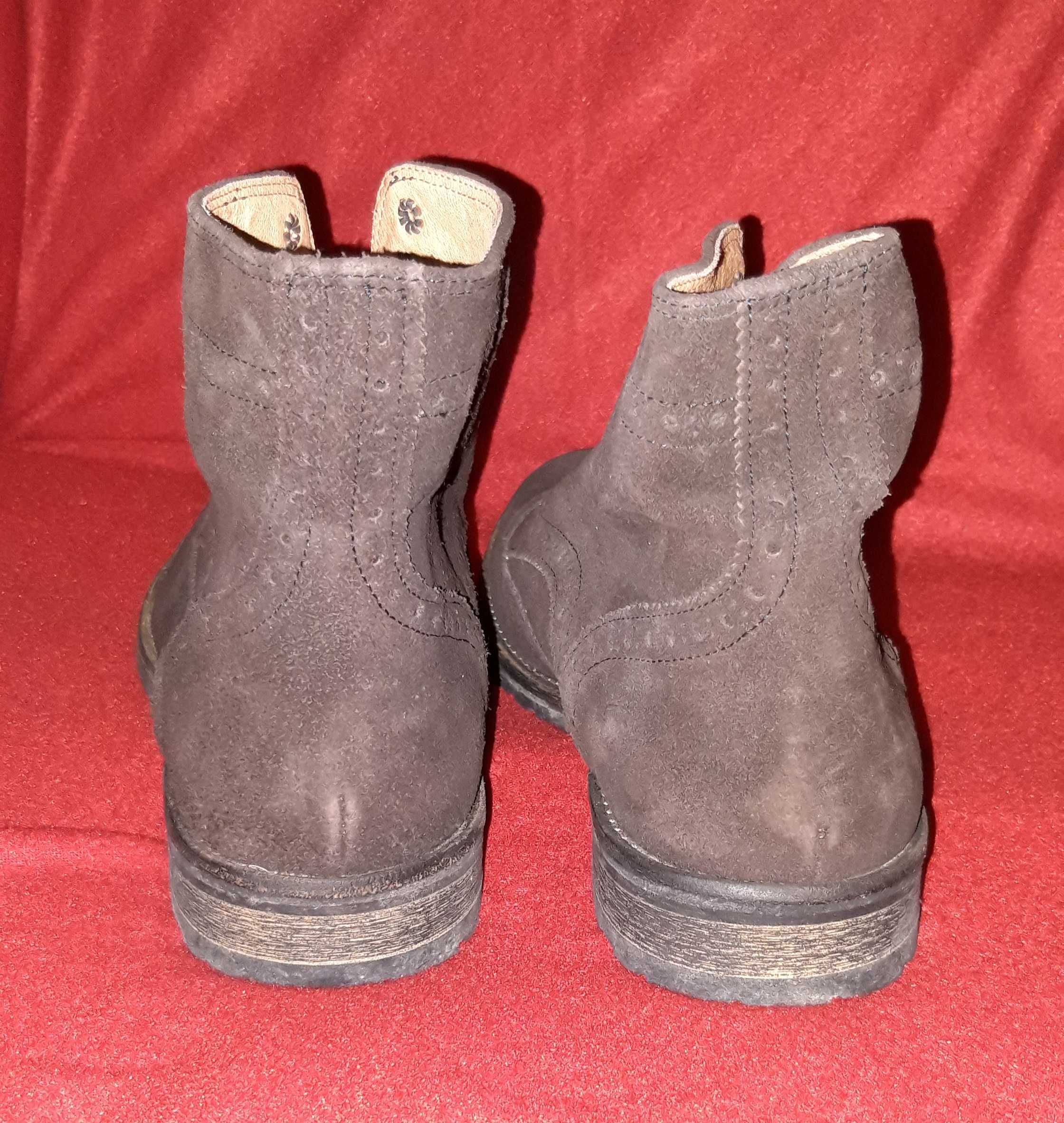 Botas homem camurça tam. 45 - NOVO