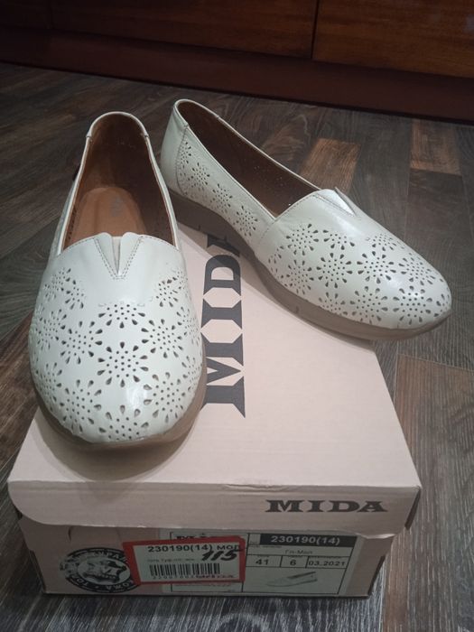 Балетки шкіряні 41 розміру